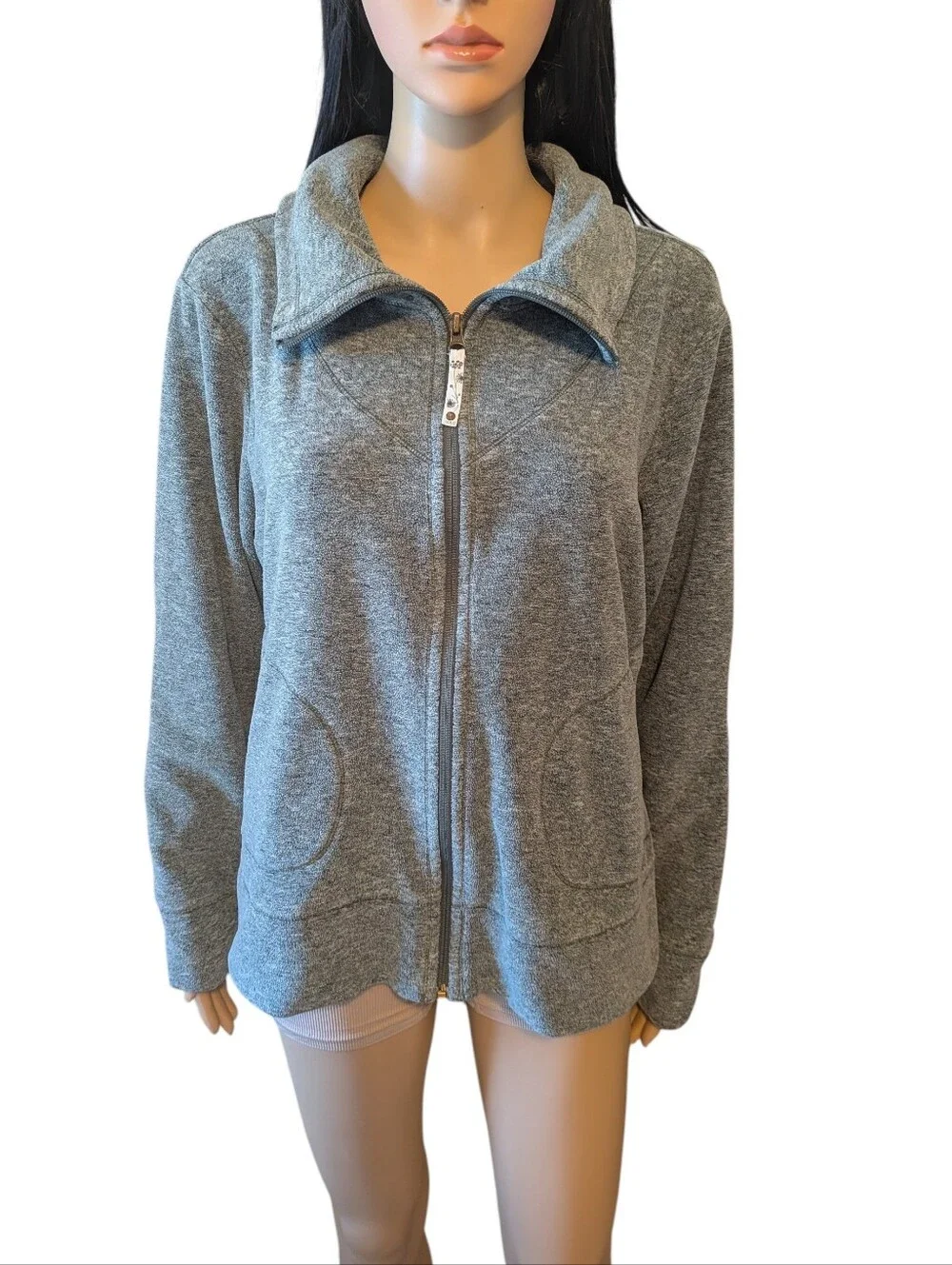 Lole Sage Green Fleece Full Zip